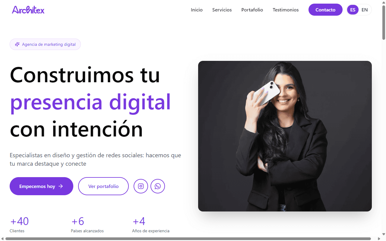 Architex — sitio de agencia