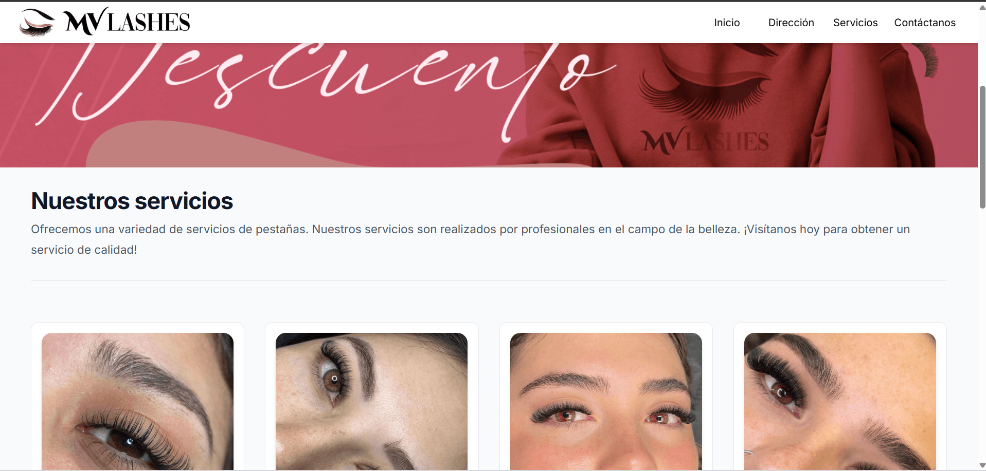 Sitio web — extensiones de pestañas — 2