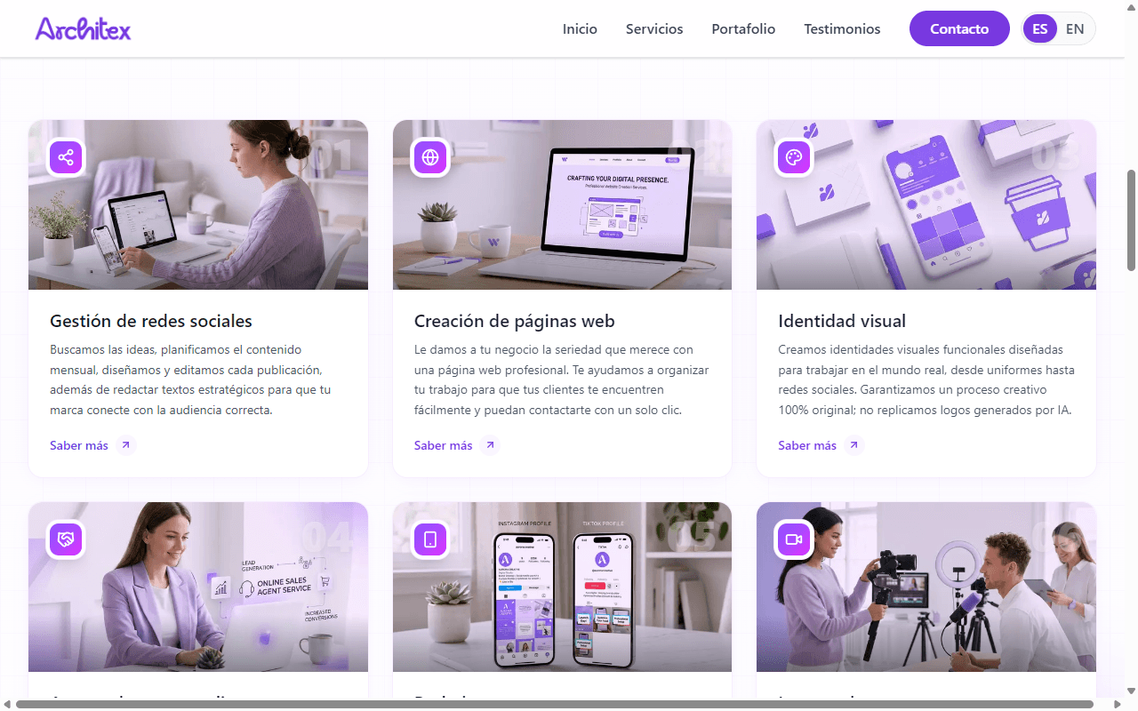 Architex — sitio de agencia — 2