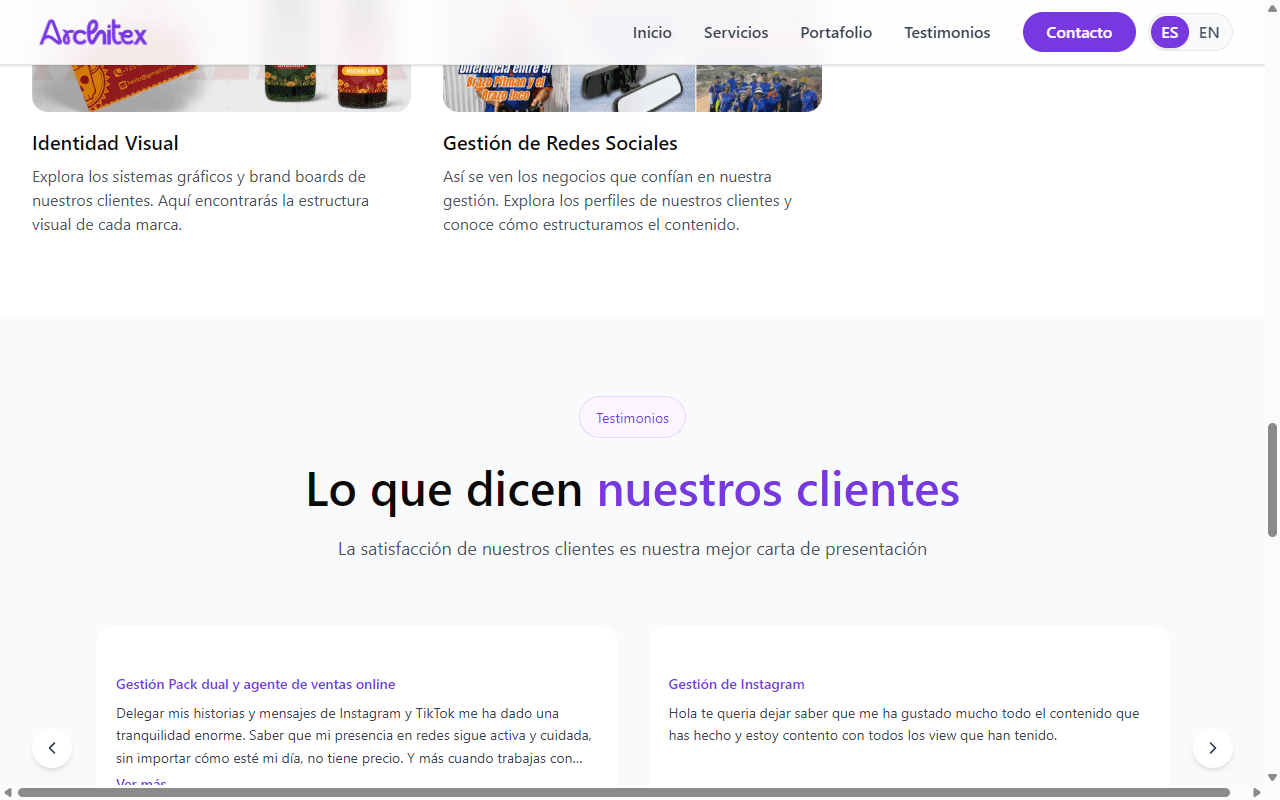 Architex — sitio de agencia — 3
